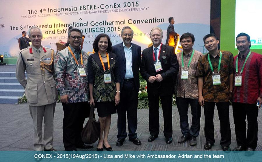 CONEX - 2015(19Aug'2015)-Liza and Mike with Ambassador, Adrian and the team