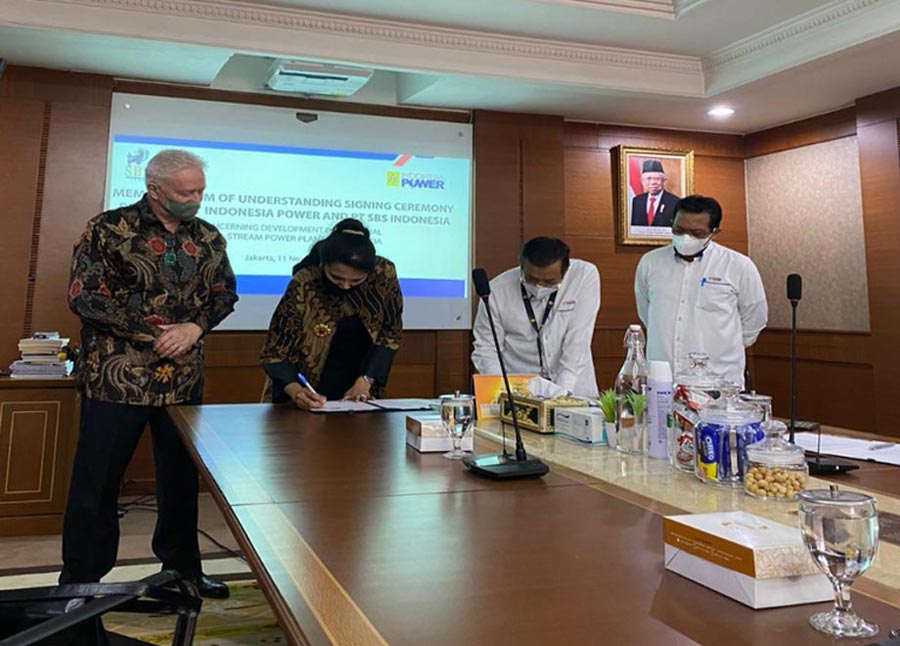 MoU Signing event with Indonesia Power – November 2021